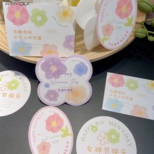 【玥圣】38女神节可花花束礼品礼盒装饰祝卡片留言卡