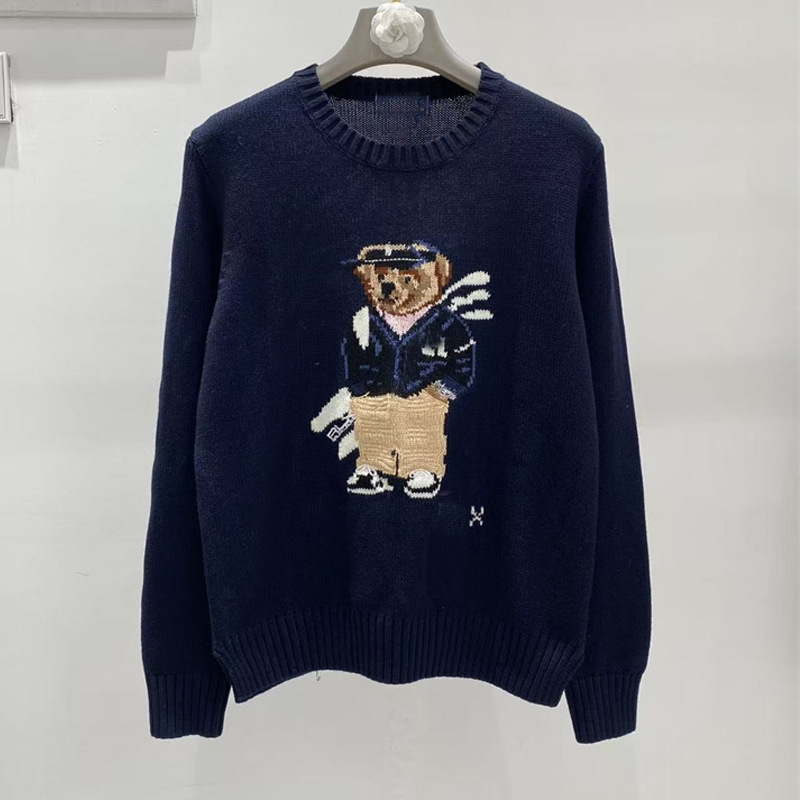 Royal blue ski bear