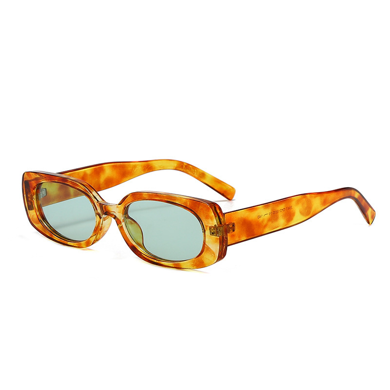 New jelly color small frame European and American fashion sunglasses trendy ins style little red book with UV protection sunglasses