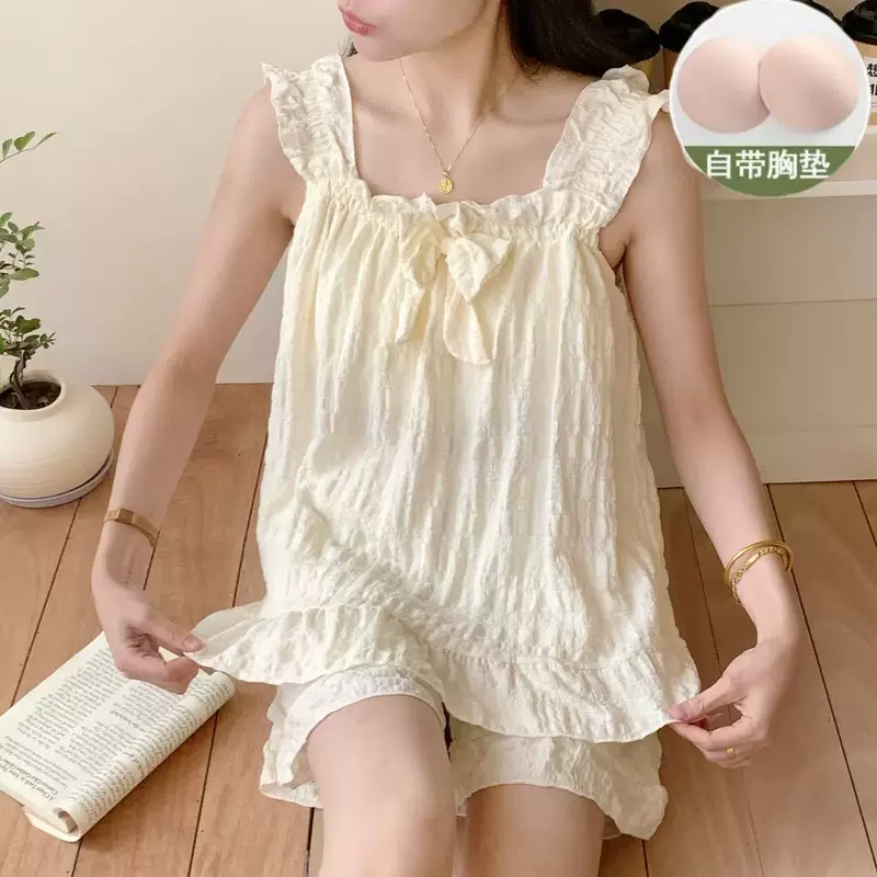 Летняя топ с чашками, однотонные шорты, бренд pijama, комплект, утягивающий эффект, простой и элегантный дизайн