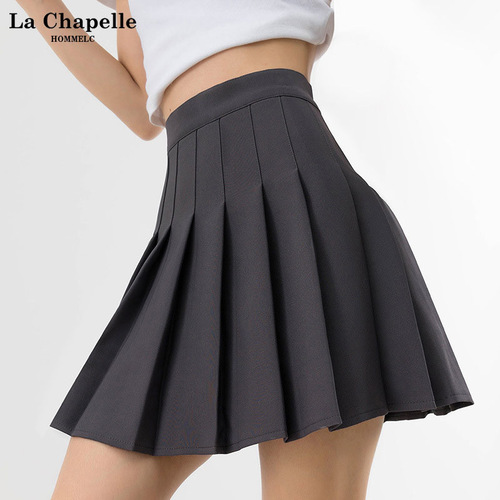 Pleated Skirt  New Plus Size A-line Skirt for Women JK Dress Spring Summer Fat Girl Versatile High-Waisted Short Skirt