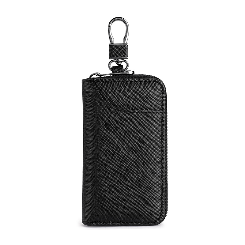 Nuevo paquete de llaves de automóvil con cremallera de gran capacidad para hombres, bolsas de tarjetas de cintura para mujeres, llaveras de moda multifuncionales para parejas