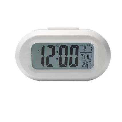 学生闹钟新款电子钟智能桌面多功能时钟带夜光温度日历厨房计时器