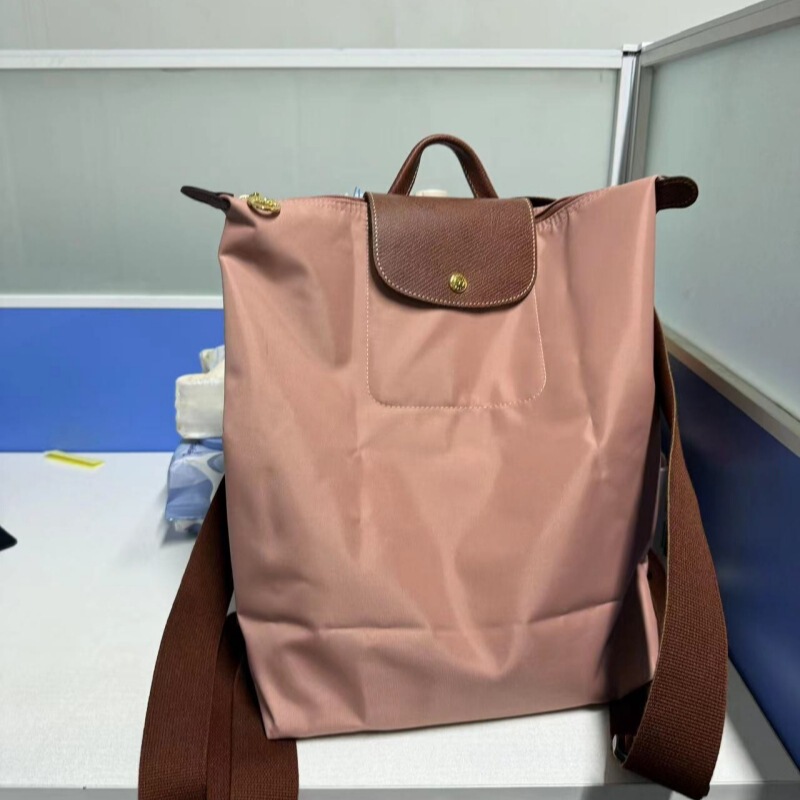 French Longxiang Bag New Upgraded Version Nylon Large Backpack Lightweight Foldableing Backpack Large Capacity Waterproof Leisure