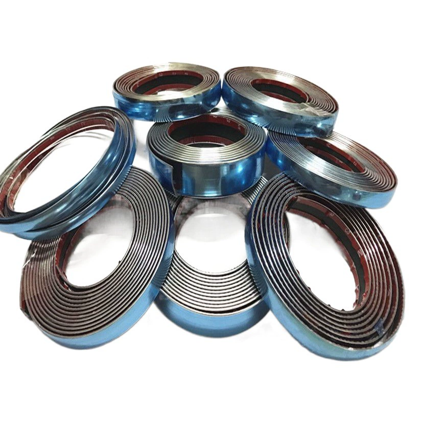 Украшение окна автомобиля яркая полоса бампер кузова автомобиля против царапин Электрический хром модификация боковой полосы двери автомобиля Универсальный