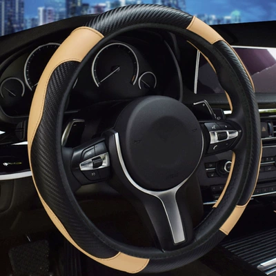 Steering wheel cover – New Car Steering Wheel Cover - apricot-805-36cm