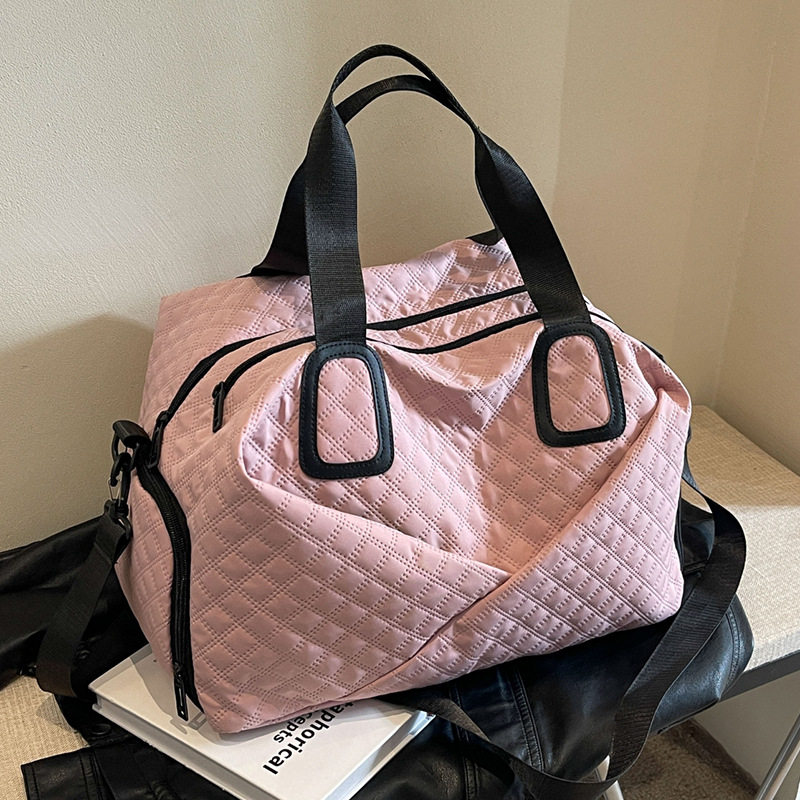 Bolso de mujer 2025 nuevo equipaje de viaje de gran capacidad, bolso de vacaciones de corta distancia de alta calidad.