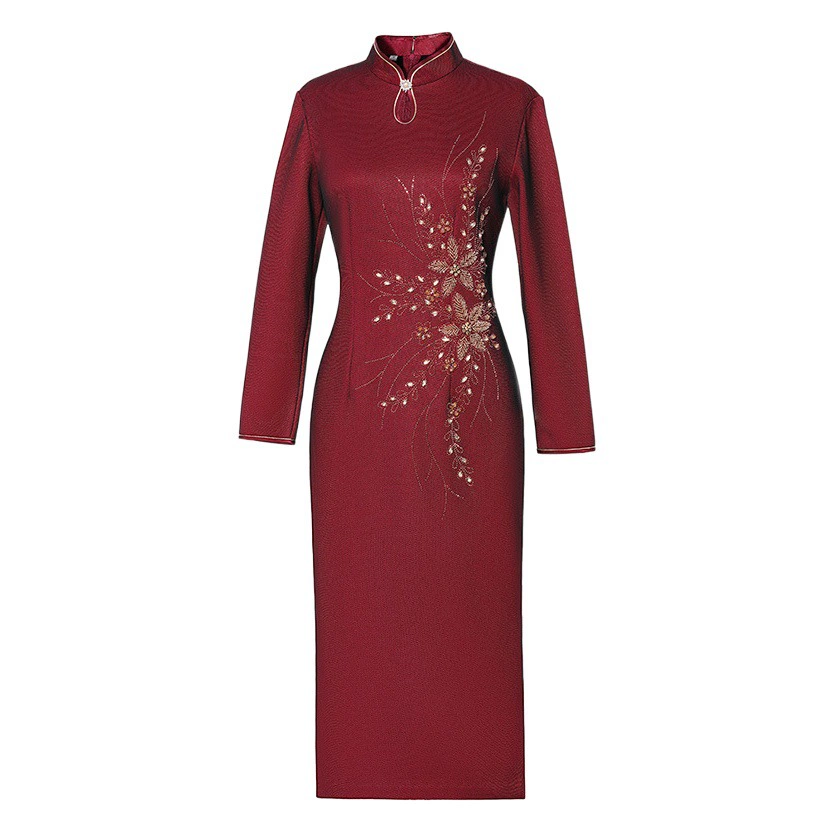 Зимние взрывные бусы с воротником, тонкое тело, элегантный и модный