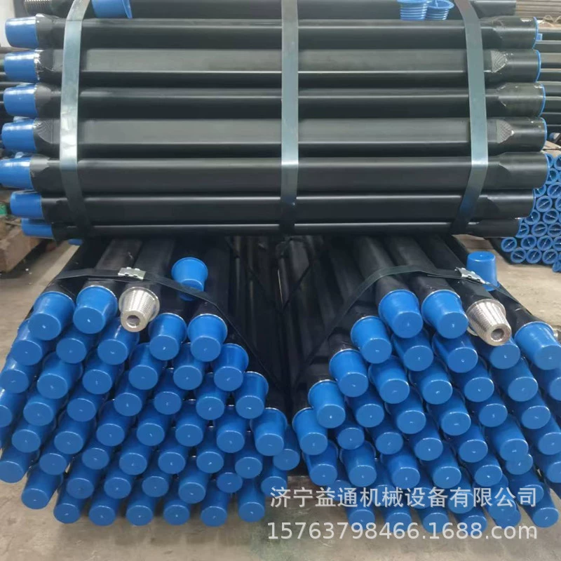 Треугольный буровой штанг со спиральной канавкой 63*1 м, штанга для впрыска воды для угольных шахт с высокой устойчивостью к изгибу, ребристый треугольный штанг для буровой установки для тоннелей