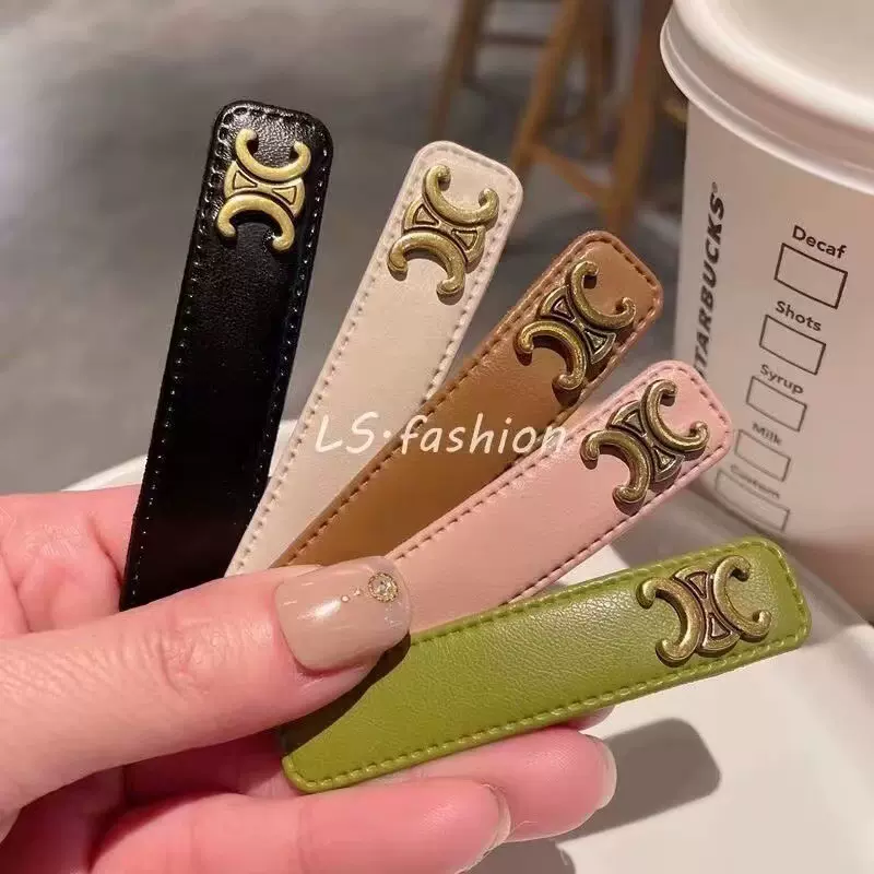 彩色凯旋门边夹无痕刘海夹前额发夹头饰碎发发夹女侧边精致高级感