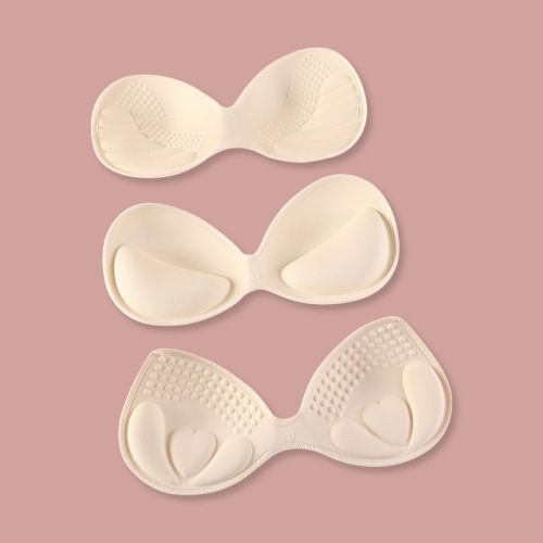 Externally expanded breast pads, thickened molded cups, beautiful vest underwear, women's yoga clothes for chest wrapping, universal removable and replacement breast pad inserts