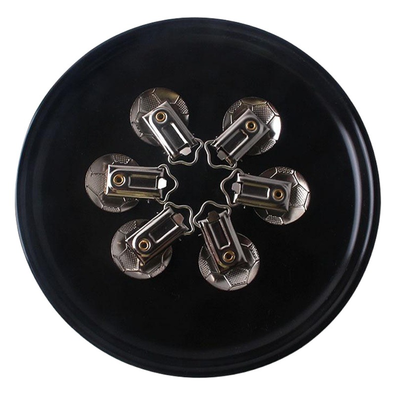 Suministros para bebés de hierro hebilla redonda fútbol chupete clip Amazon AliExpress DIY accesorios de la joyería