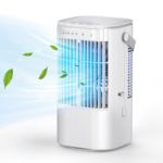 跨境新款冷风机办公室卧室桌面喷雾小风扇便携迷你轻音风扇空调扇