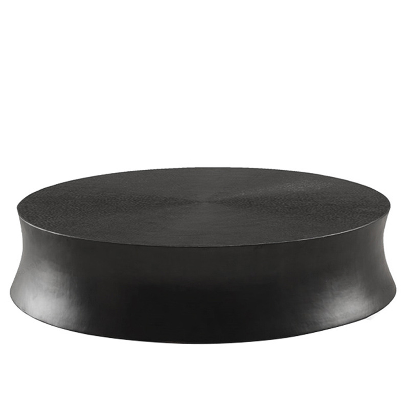 Minimalista italiano Poliform mesa de café sala de estar estilo encantador apartamento pequeño diseñador corto mesa redonda de té mesa de café