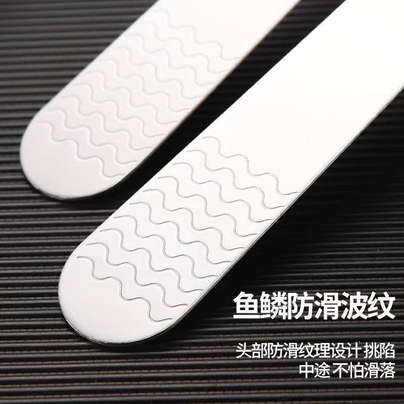 Stainless Steel Stuffing Ruler Stuffing Spoon Dumplings Pick Stuffing Spoon Meat Stuffing Board Stuffing Shovel Pack Chaos Spoon Dumpling Ruler