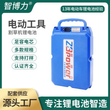 供应48V20Ah割草机锂电池24V采茶机园林除草机专用电动工具锂电池