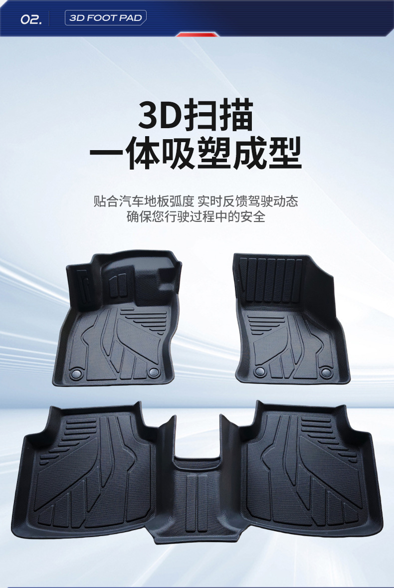 Volkswagen Passat 15-23 Models Tpe Floor Mats Are Environmentally Friendly, Odor-Free, Waterproof, Non-Slip, and Fully Enclosed Car Floor Mats