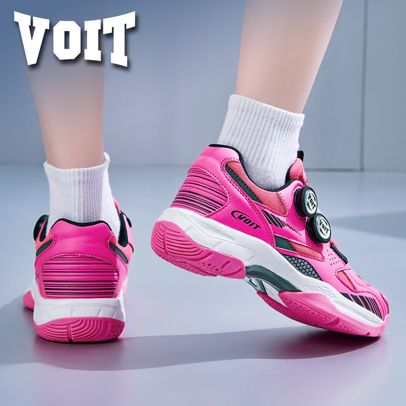 Walter Women's Mandarin Duck Badminton Shoes, Non-Slip, Lightweight, Low-Top, Wide-Footed Sports Running Shoes, Volleyball Shoes Without Laces