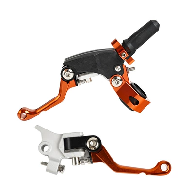 Ktm Huayang T4 Boswell – Motorcycle Handle Cover - ktm-clutch-brake-lever-set-orange