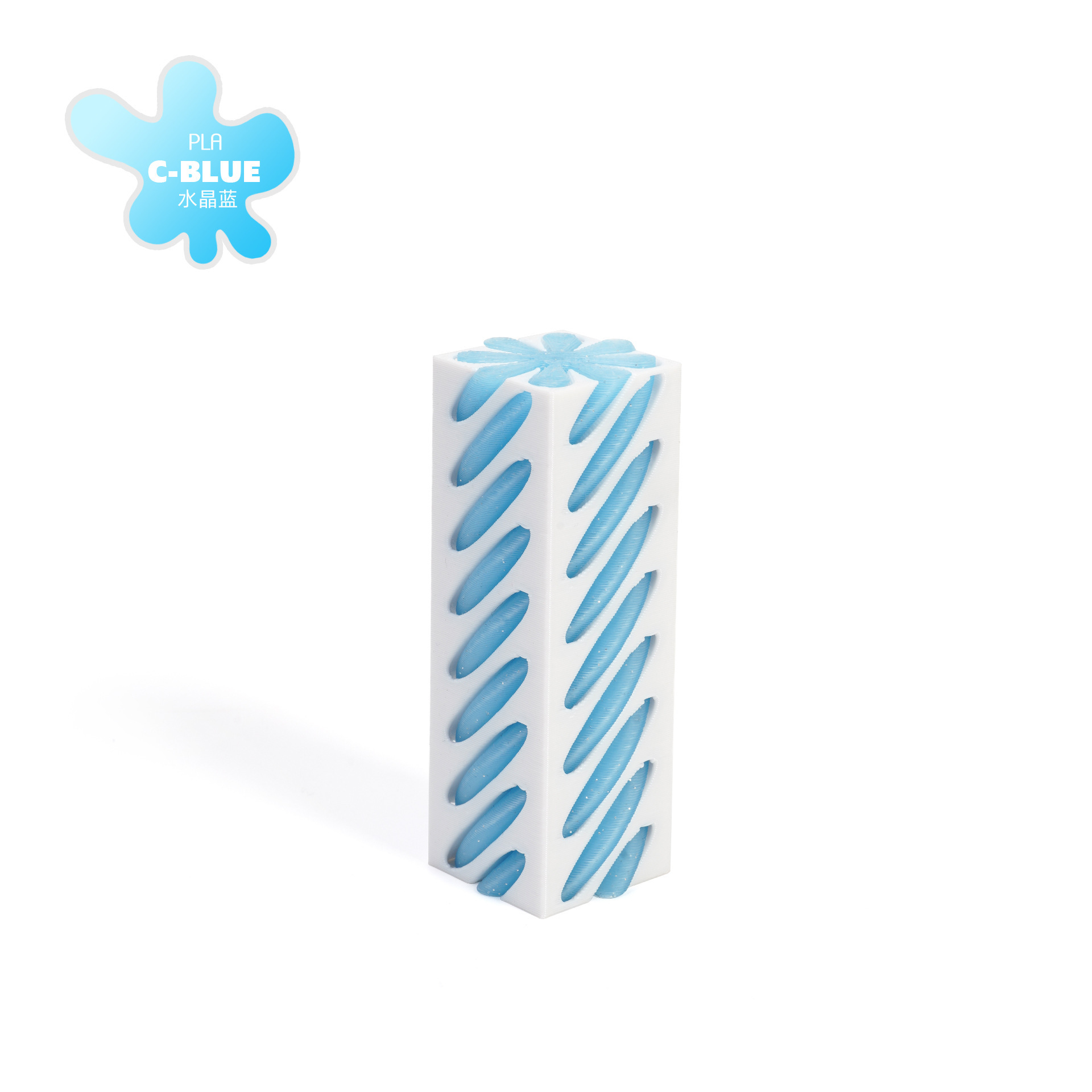 Explosiones transfronterizas de impresión 3D columna cuadrada giratoria de empuje de descompresión juguetes de regalo creativo fábrica directa juguetes de impresión 3D