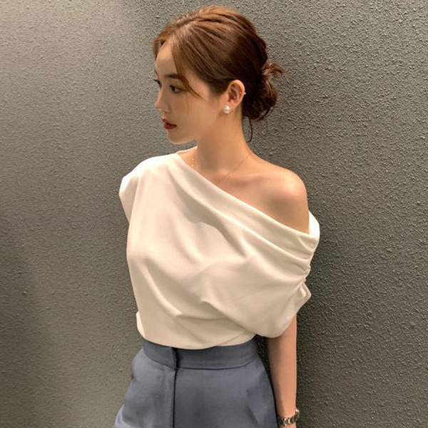 Summer design solid short sleeve T-shirt