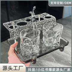 輕奢牙刷架子洗漱杯置物架衛生間台面漱口杯套裝刷牙杯牙缸收納架