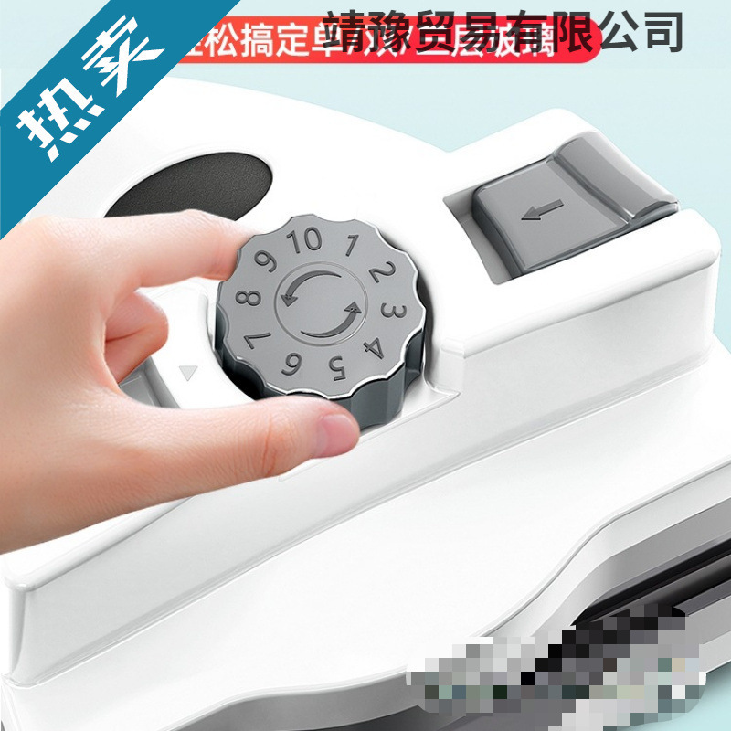 Household Double-Layer Glass Scraper for Cleaning Glass, Double-Sided Scrubbing for High-Rise Exterior Windows, Household Cleaning Tool Brush