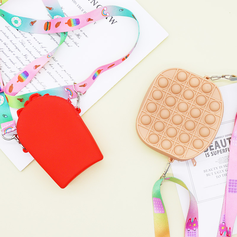 Ratón asesino pionero moda niños bolsa de mensajero bolso de las mujeres lindo princesa occidental mini bolso de hombro de silicona