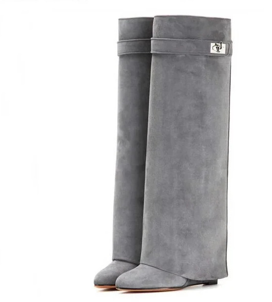 Gray fluffy