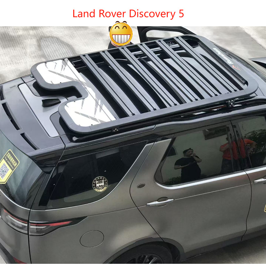 Suitable for Land Rover Discovery 5 Platform Roof Rack Aluminum Alloy Luggage Rack Roof Platform Roof Luggage Frame