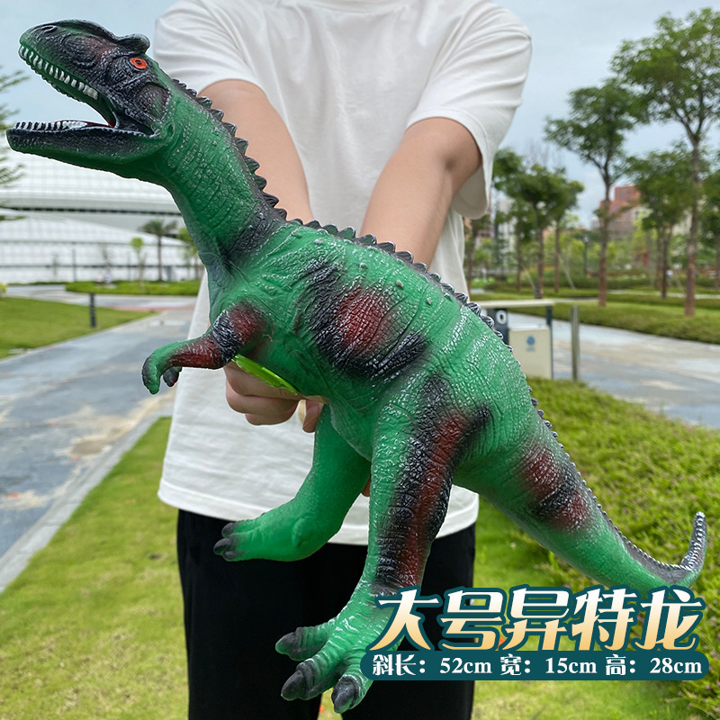 Modelo de Dinosaurio de Simulación Eléctrico de Goma Suave y Plástico Con Sonido para Niños