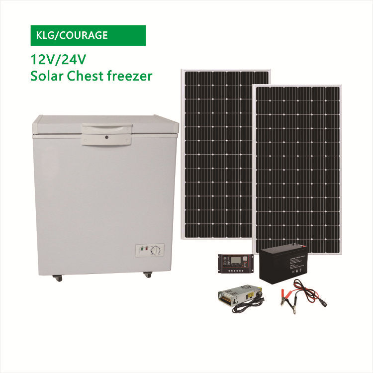 Bd-158Dc Solar Freezer 12V/24V Solar Freezer Dc Freezer Horizontal Freezer
