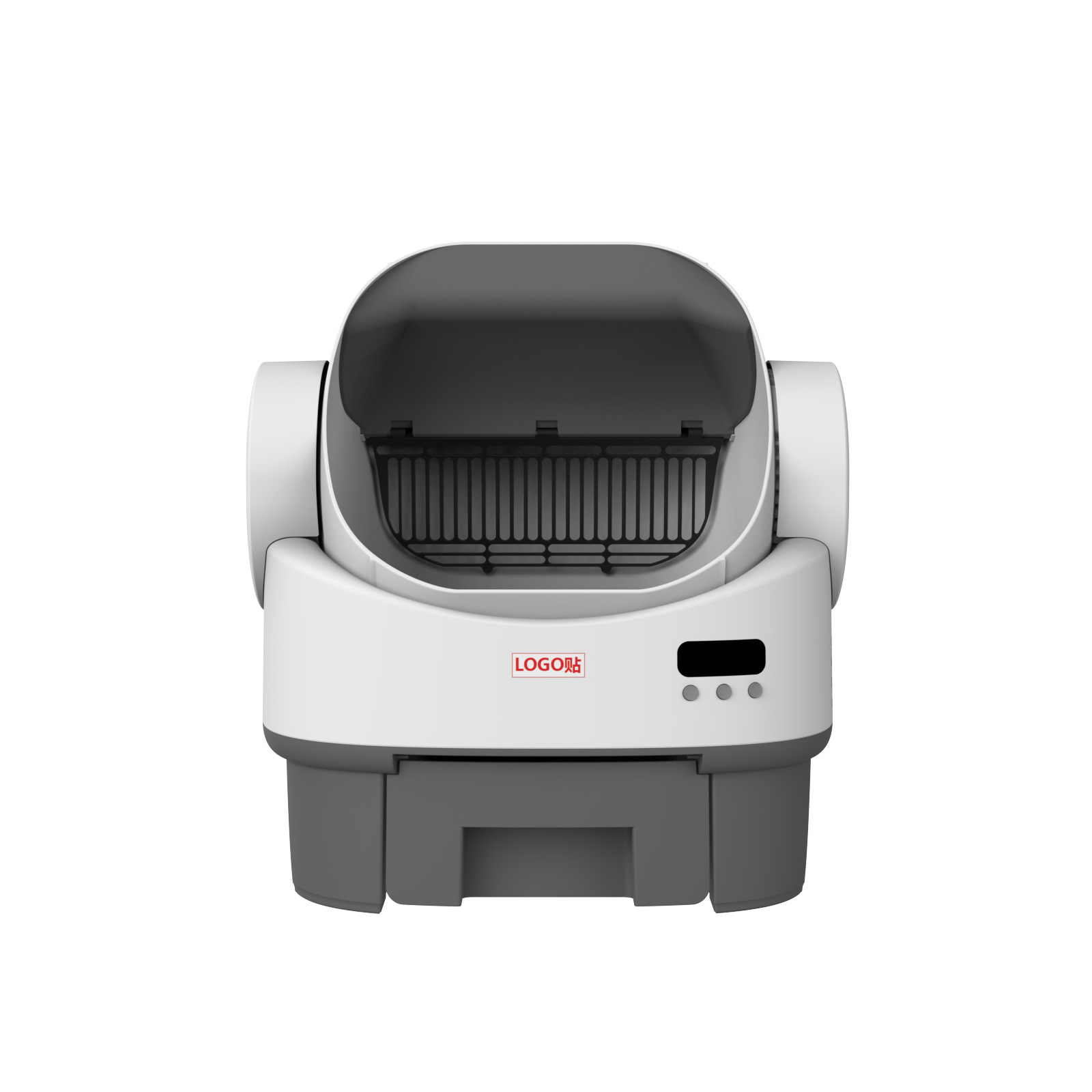 La maceta de arena inteligente para gatos está completamente cerrada, los gatos limpian automáticamente los baños, los baños para gatos semiabiertos tienen una gran capacidad en la fábrica de chaohong.