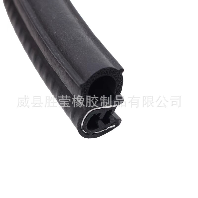 Customized EPDM rubber sealing strip for cars, composite side foam car door, electrical box, cabinet, cassette-type sealant