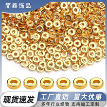 天然ccb扁珠串珠隔片diy饰品配件手工串珠材料垫片塑料工厂批发