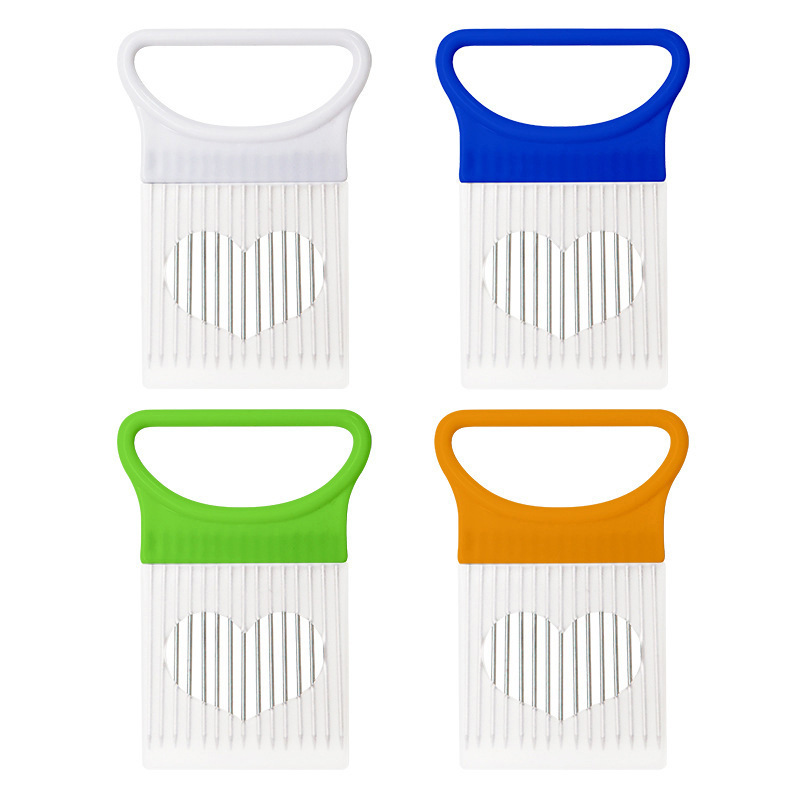 Cebolla de acero inoxidable casera cebolla cortar frutas y verduras cortar soporte aguja de carne tierna herramientas de cocina aguja de cebolla al por mayor