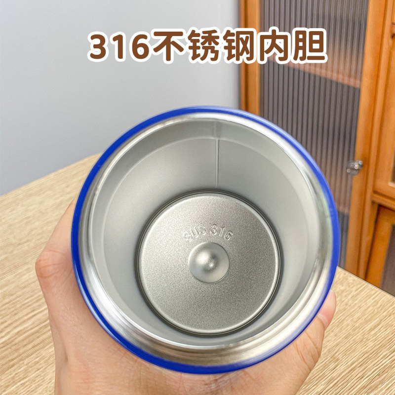Aikesi 子供用魔法瓶カップ 女性用 316 食品グレード ウルトラマン ストローカップ 斜め掛け可能 落下防止 学生ケトル|undefined
