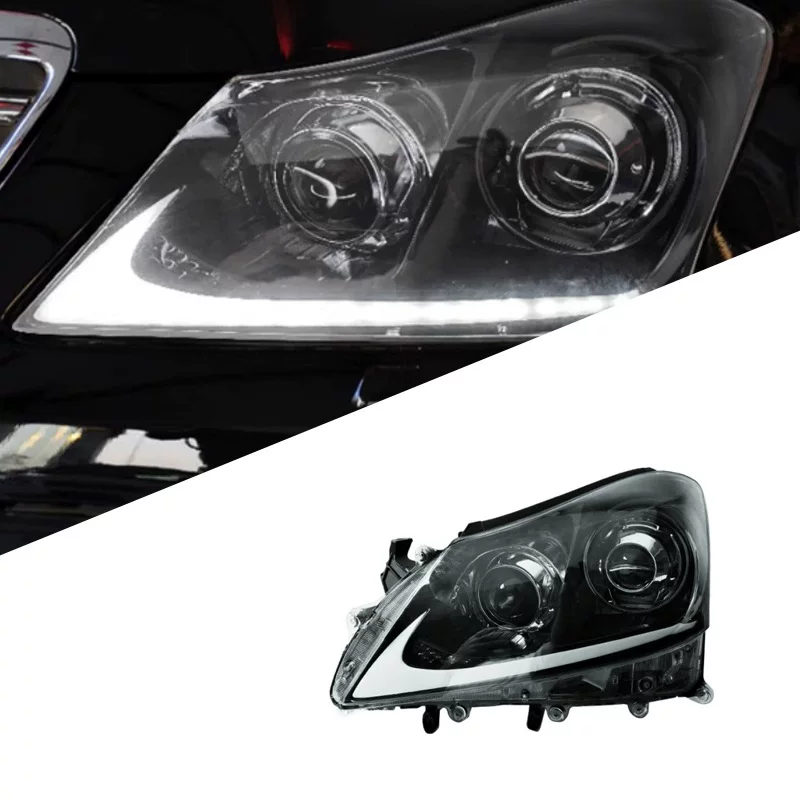 Подходит для Toyota Crown поколение 13 (2010–2012), сборка фар с модифицированными LED ходовыми огнями, указателем поворота и линзой