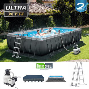 Original Genuine Intex Rectangular Bracket Paddling Pool Extra Large Family Kidsren's Tube Rack Swimming Pool Thickeneded 26364