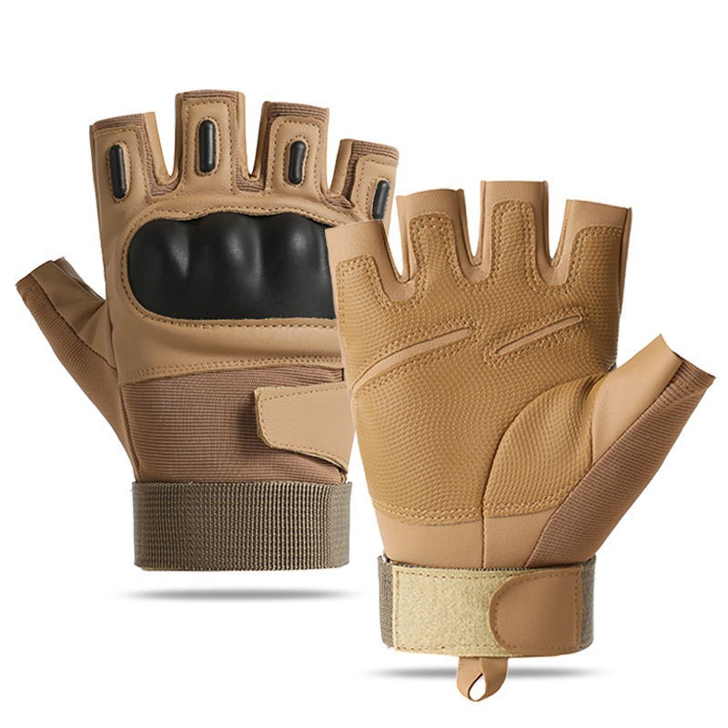 Guantes tácticos transfronterizos para hombres y mujeres al aire libre ZS - 001 entrenamiento deportivo de protección de medio dedo al aire libre fanáticos militares especiales montar
