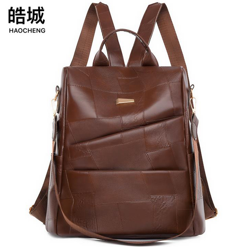 Mochila antirrobo para mujer 2024 verano nuevo estilo moda coreana de gran capacidad mochila para mujer bolso urbano simple de doble uso