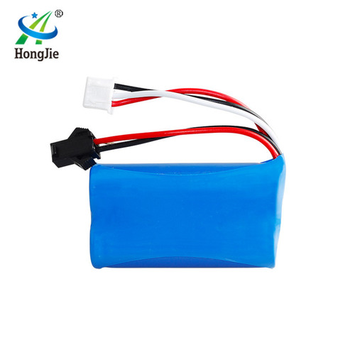 Wholesale 7.4V cylindrical battery 700mAh climbing car remote control electric toy 10C high rate 14500 lithium battery