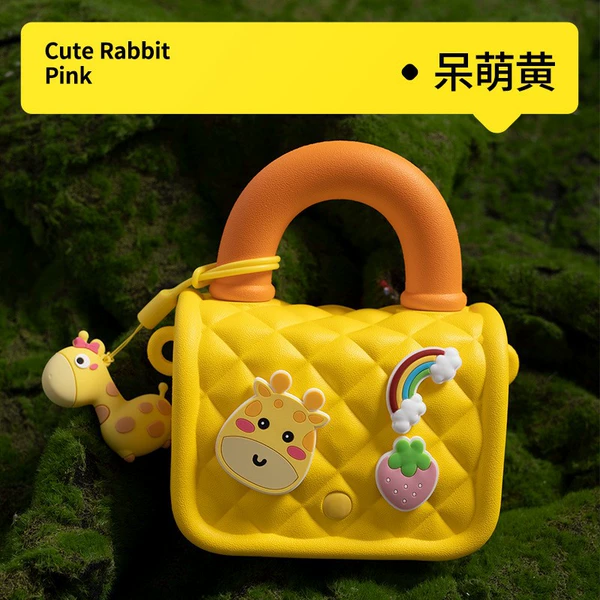 Yellow handheld shoulder bag