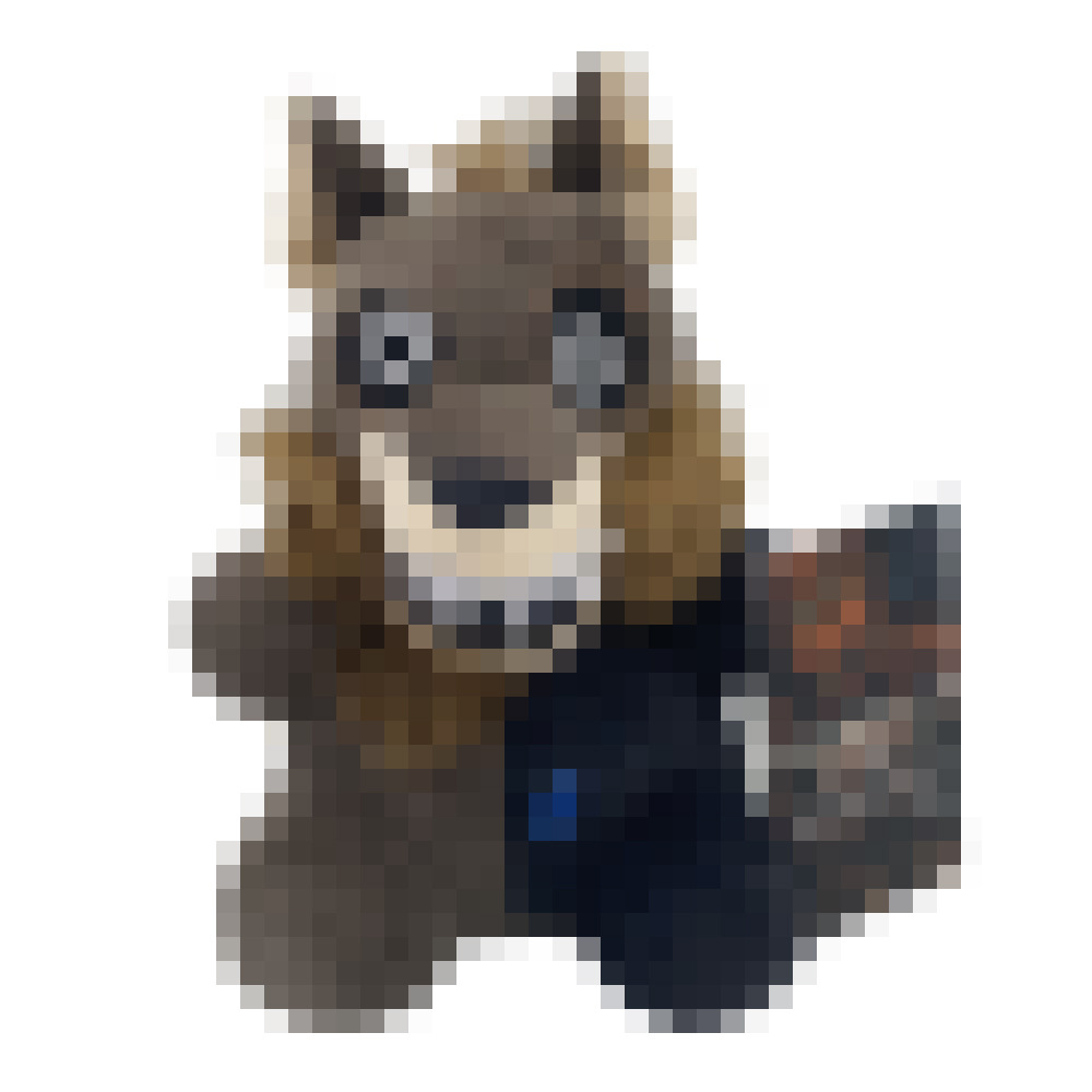 Gray wolf / 18cm