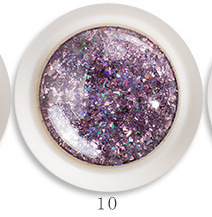 Nuevo aurora esquina 0.5g láser irregular triángulo esquina polvo brillante mezclado esquina pupila de manicuras de genio