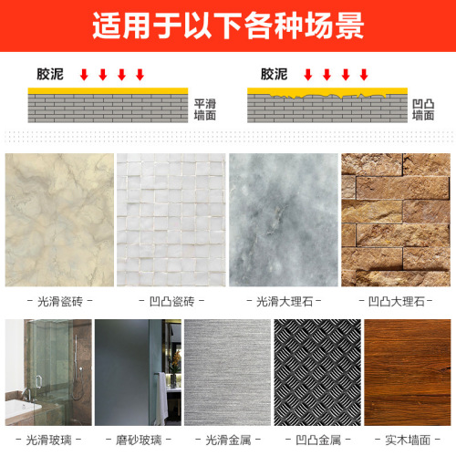 Nail-free strong glue waterproof household bathroom storage adhesive hardware pendant without punching quick-drying small package