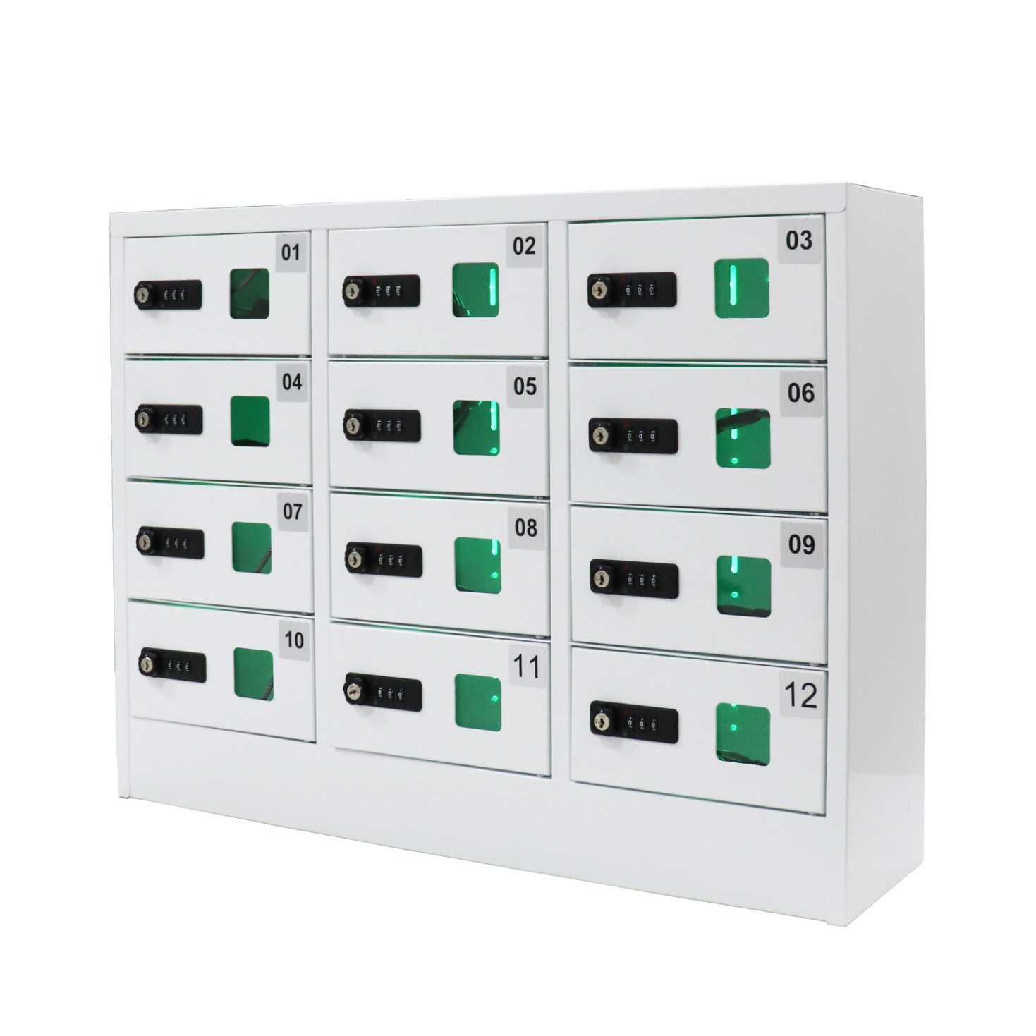 12 door mechanical password lock mobile phone gas station shopping mall bar bath mobile phone usb mobile phone charging cabinet storage cabinet