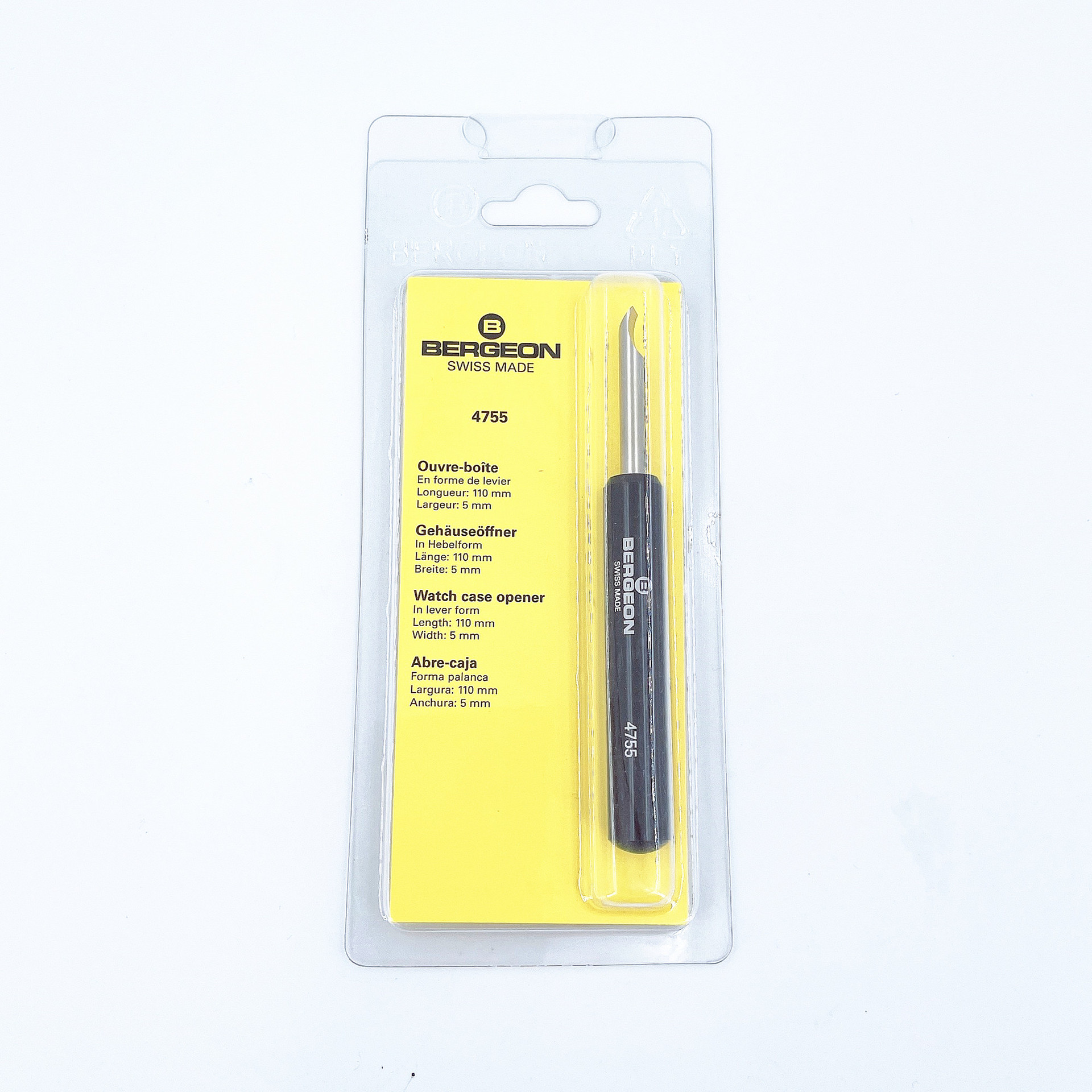 修表工具 瑞士原装 bergeon 4755 撬刀 开表刀 开底盖刀 开表后盖