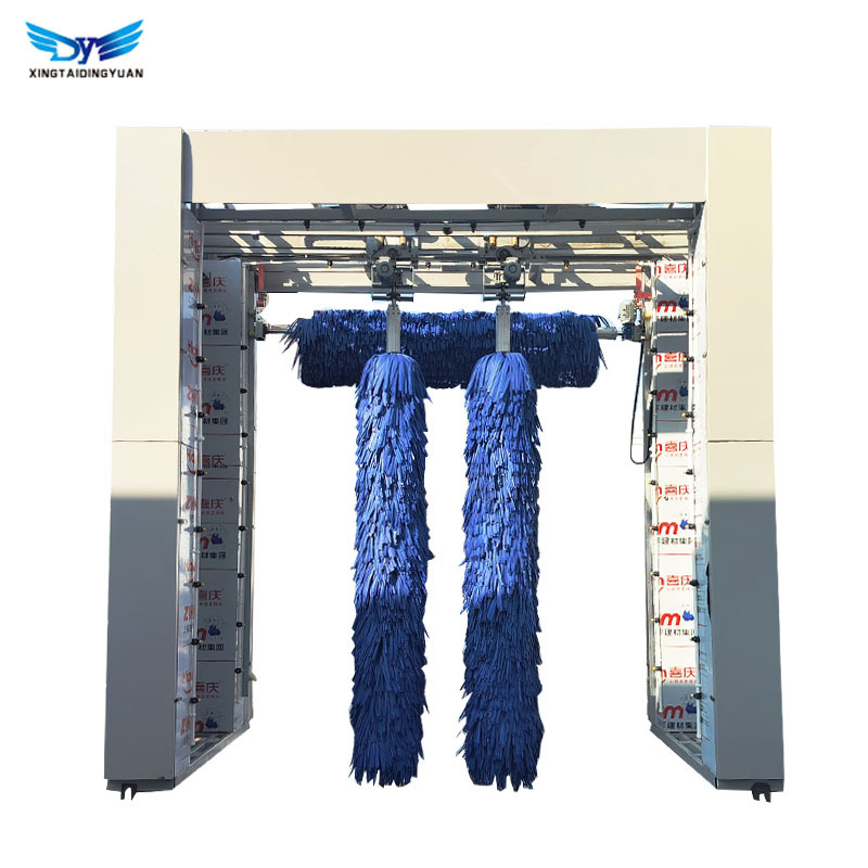 外贸工厂自动洗车机自动洗车机加油站大型停车场摇摆连续洗车设备