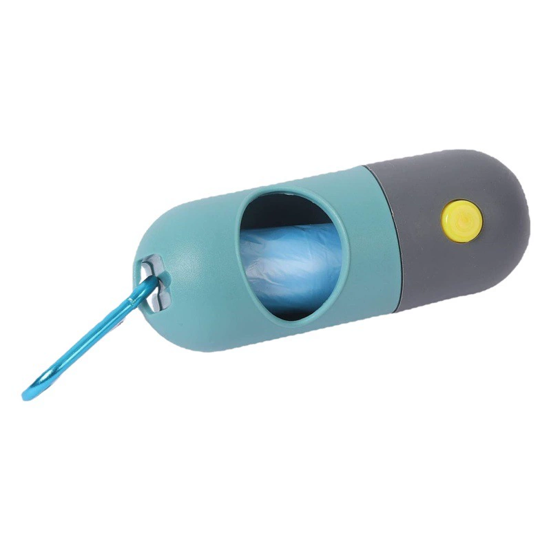 Собака сборщик мусора Shell светодиодный пластик ABS портативный Разлагаемый мешок для мусора Amazon оптовые товары для домашних животных